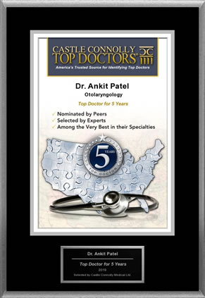 Ankit Patel MD Top Doctor 5 Years in a row